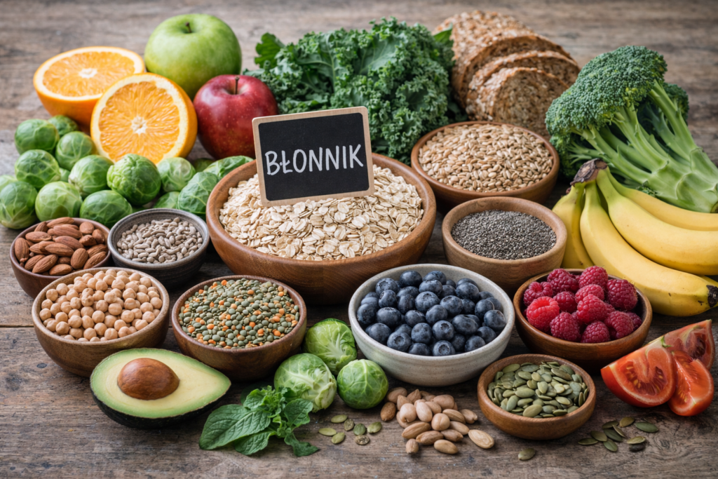 Produkty żywnościowe będące naturalnym źródłem błonnika