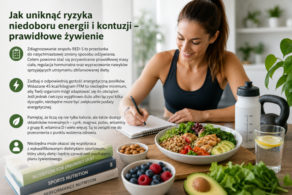 zalecenia w przypadku wystąpienia RED-S