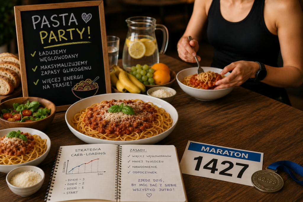 Pasta party to sprawdzona strategia ładowania węglowodanami