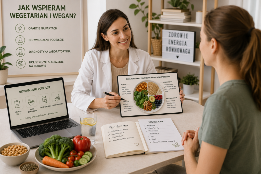 W jaki sposób dietetycy wspierają wegan i wegetarian
