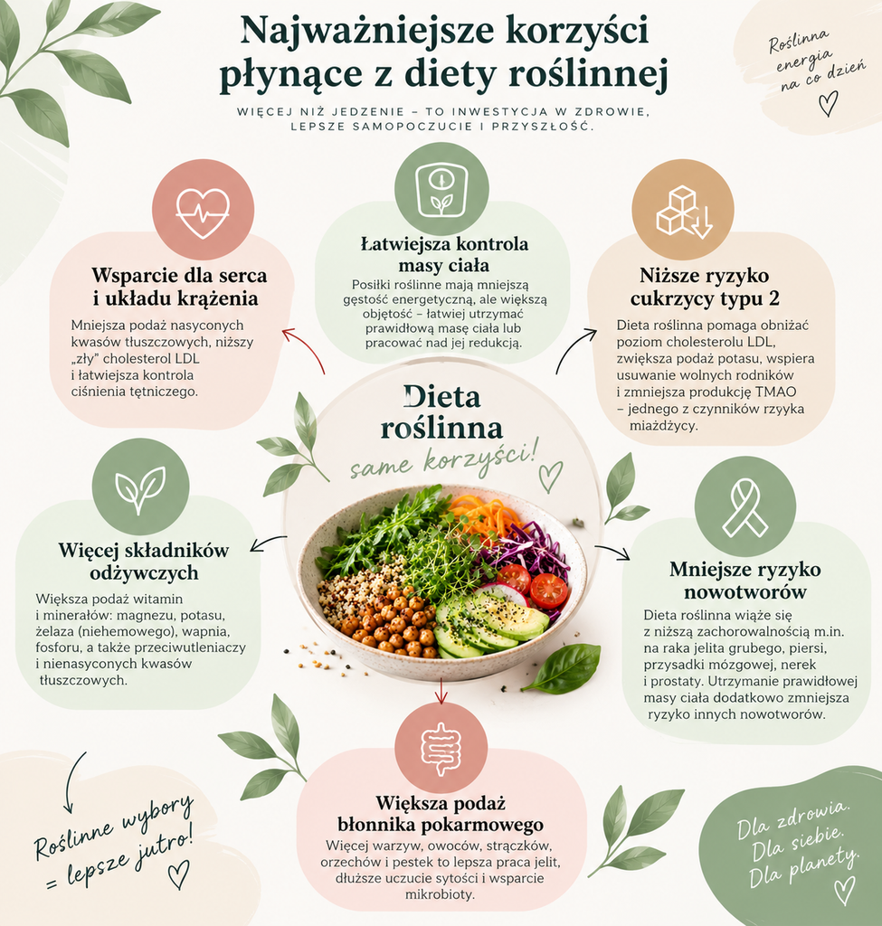 korzyści z diety roślinnej